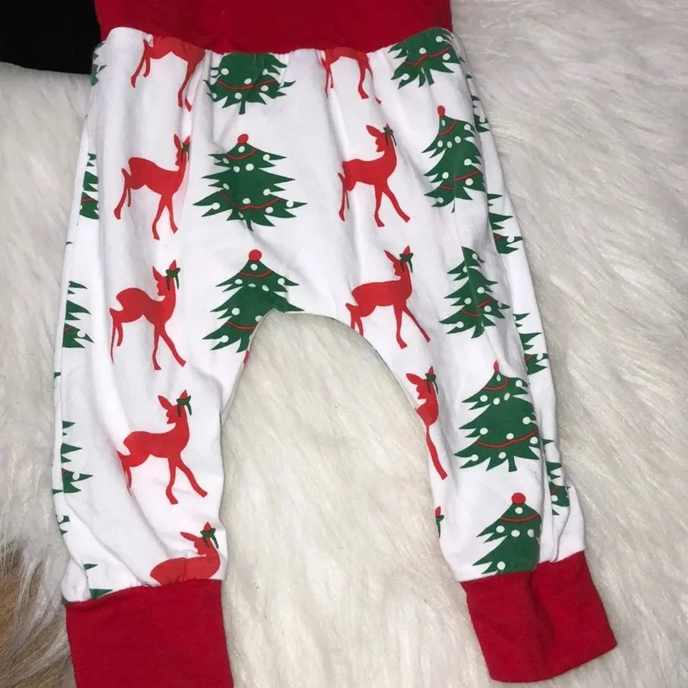 Santa’s main man 6-12 months Christmas pajamas